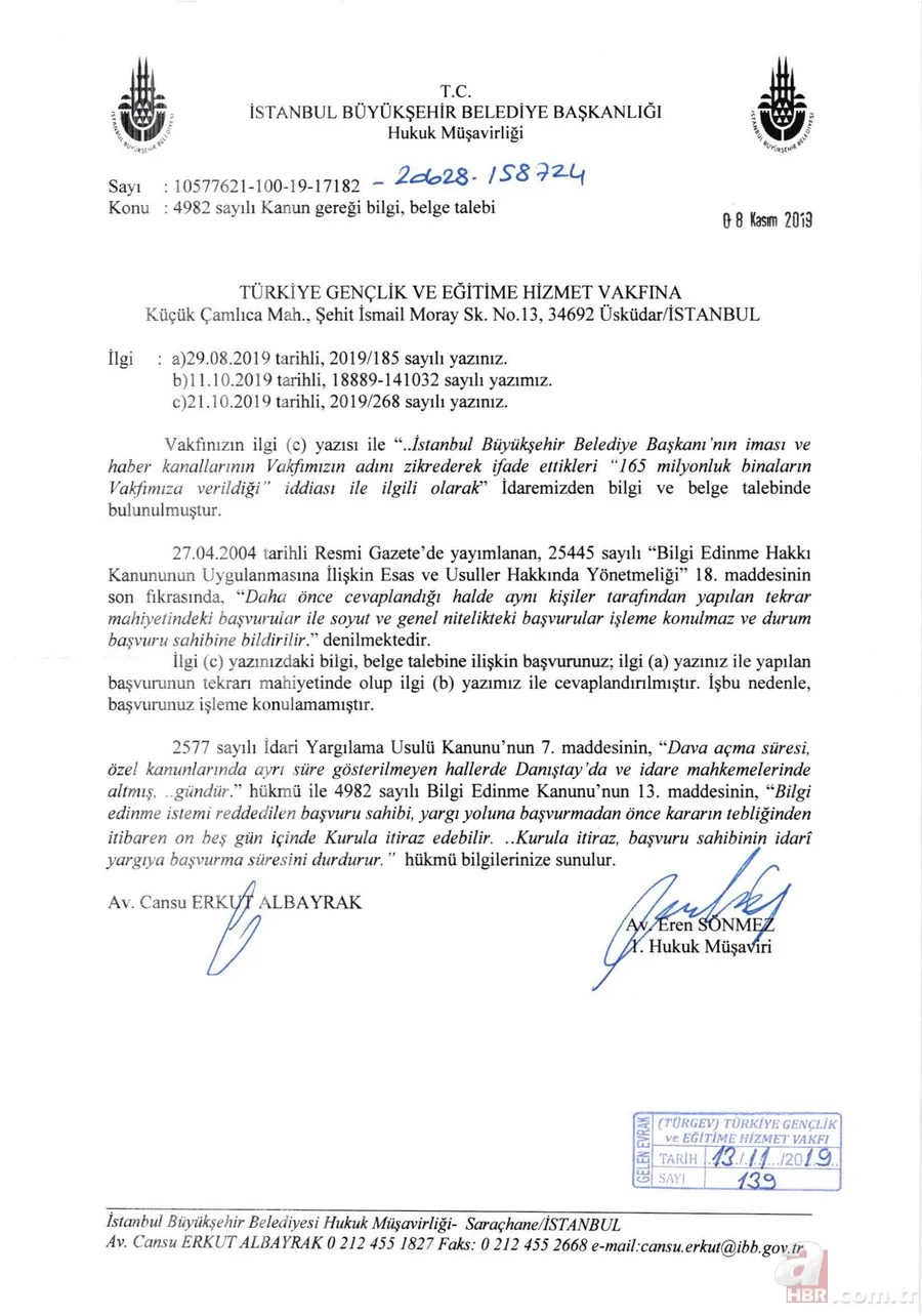 İBB başkanı Ekrem İmamoğlu'nun TÜRGEV yalanı elinde patladı! 10