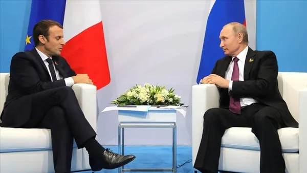 Rusya’dan, Putin-Macron görüşmesinin Fransız basınına sızdırılmasına tepki