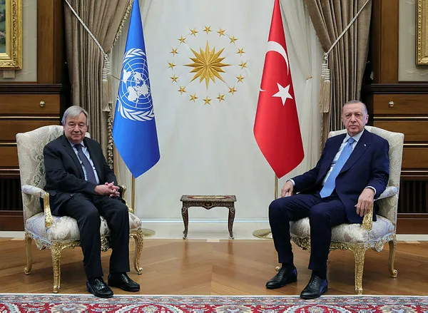 Ukrayna-Rusya savaşında barış için ilk durak Ankara! BM Genel Sekreteri Antonio Guterres Başkan Erdoğan ile görüştü - 2