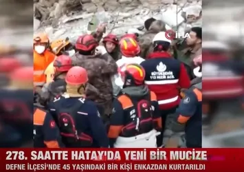 Hatay'da 278 saat sonra gelen mucize: Hakan Yasinoğlu enkazdan sağ çıktı