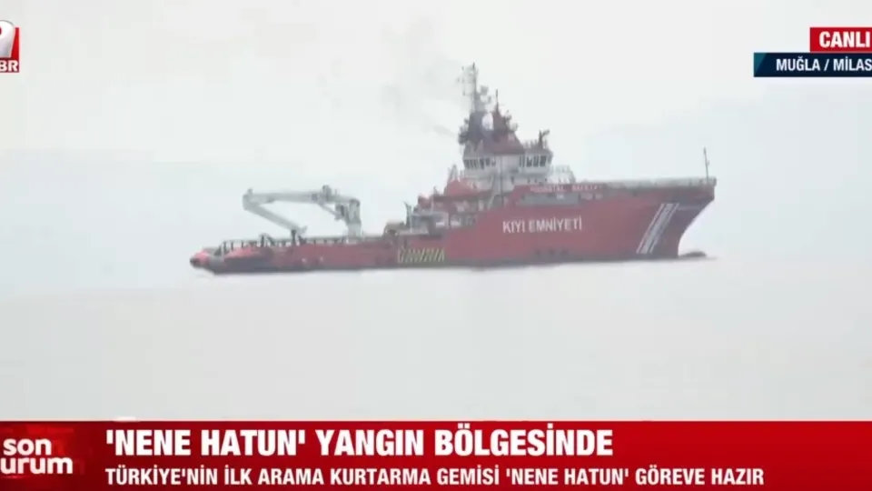 Nene Hatun’ yangın bölgesinde!