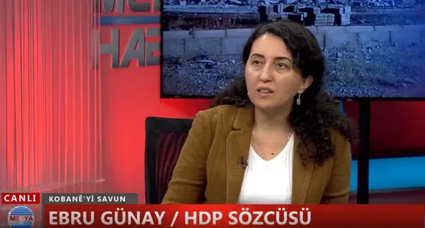 HDP Sözcüsü Ebru Günay PKK’nın kanalında CHP’ye seslendi: Tezkereye hayır demek yetmiyor