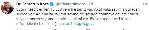 SON DAKİKA: Sağlık Bakanlığı 6 Ocak 2021’e ait Kovid-19 vaka sayısını açıkladı | Türkiye’de bugün korona virüsten kaç kişi öldü?