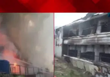 Son dakika: Tavuk çiftliğinde yangın