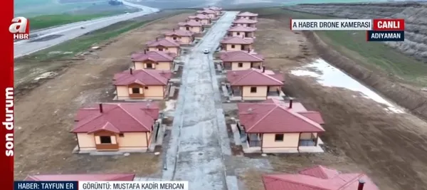 Adıyaman yeniden inşa ediliyor! A Haber yapımı tamamlanan köy evlerini görüntüledi