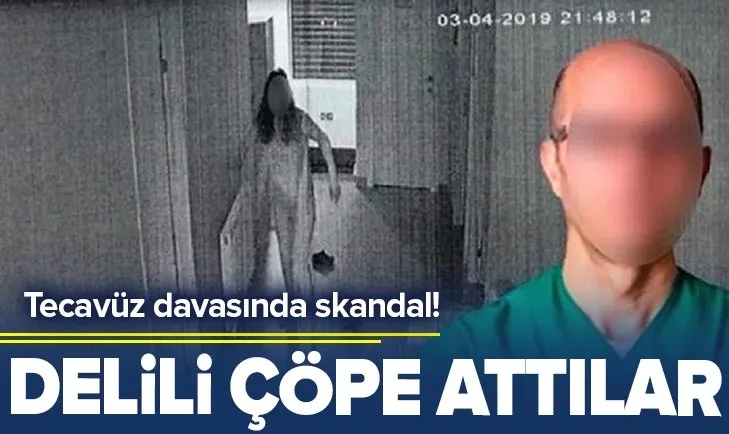 Profesörün tecavüzle suçlandığı davada 'sperm' delili çöpe atıldı