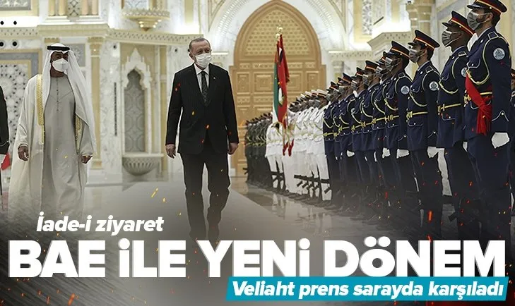 Son dakika: Başkan Erdoğan BAE’de! Kasr El Vatan Sarayı’nda resmi törenle karşılandı