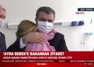 Bakan Koca Ayda ve Elif bebeği ziyaret etti
