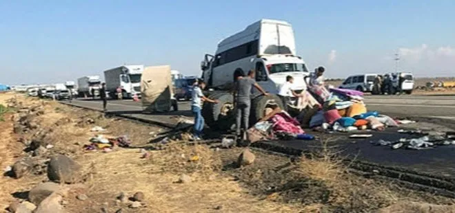 Son dakika: Diyarbakır’da TIR ile minibüs çarpıştı: 1 kişi öldü 19 kişi yaralandı