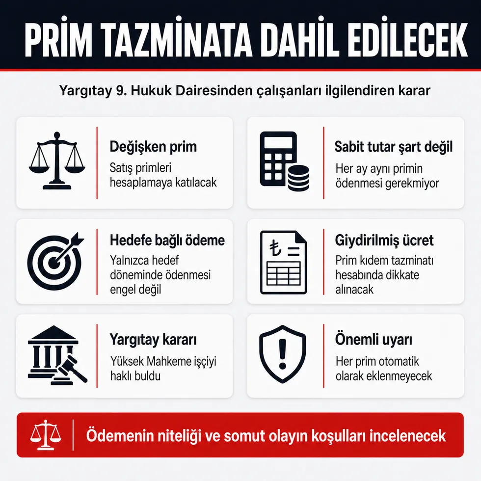 Yargıtay’dan milyonlarca çalışanı ilgilendiren emsal karar: Primler kıdem tazminatına eklenecek! - 3