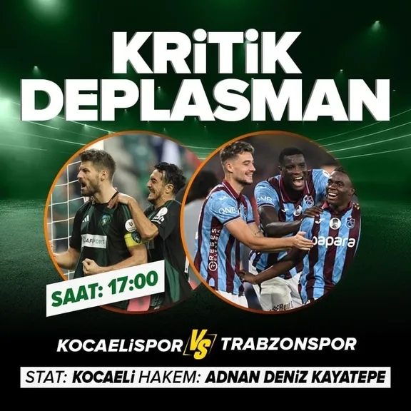CANLI | Kocaelispor - Trabzonspor