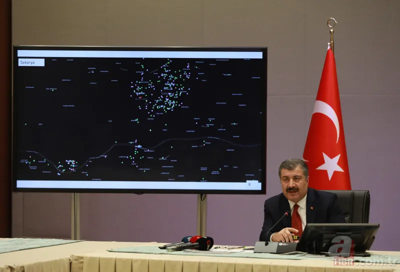 Türkiye'nin koronavirüs haritası Bakan Koca tarafından paylaşıldı! İşte Türkiye'nin koronavirüs haritası 11