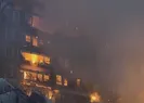 Apartman kompleksinde yangın