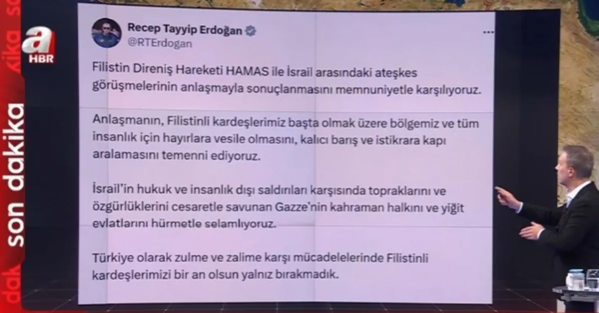 Başkan Erdoğan: Memnuniyetle karşılıyoruz!