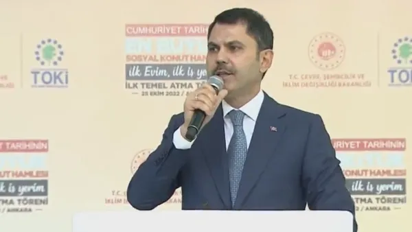 TOKİ temel atma programında Bakan Murat Kurum'dan 6'lı masaya flaş sözler: Bacaklarını titretiyoruz - 2