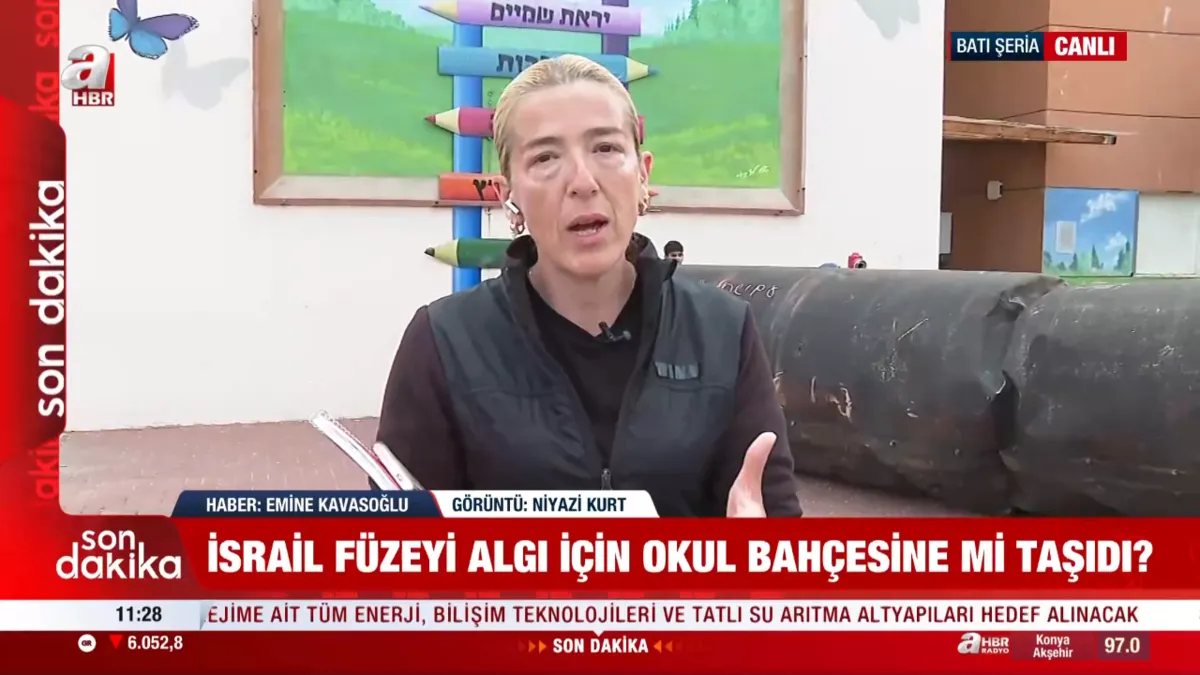 İsrail'in "vurulduk" tiyatrosu A Haber ekranında deşifre oldu