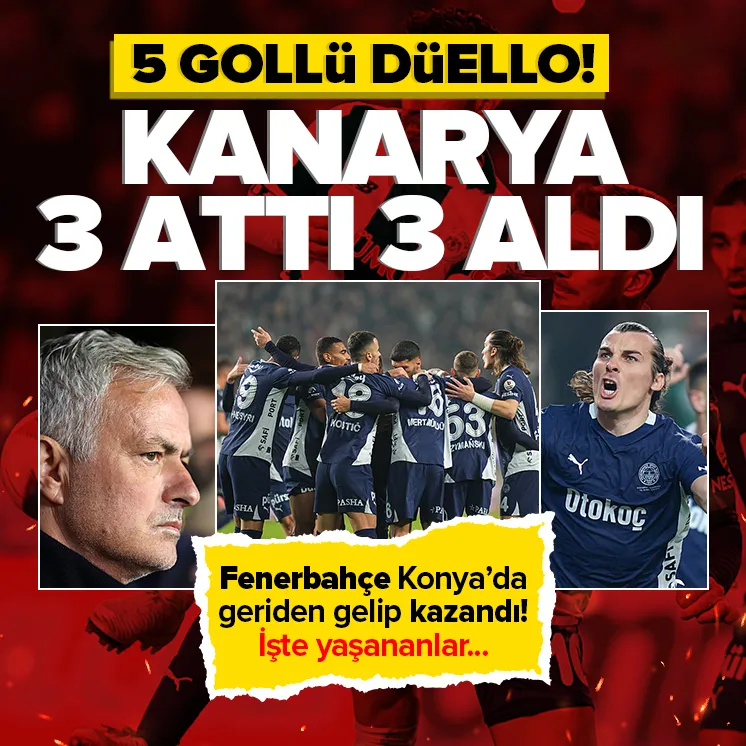5 gollü düello Fenerbahçenin!