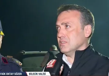 Sakarya’da başladı Bilecik’e ulaştı: Vali Sözen’den açıklama!