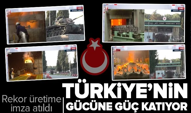 Tank Palet Fabrikası’nda rekor üretim! Fabrikada bu yıl 6 Fırtına obüsü üretildi