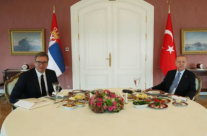 Son dakika: Başkan Erdoğan Sırbistan Cumhurbaşkanı Aleksandar Vucic ile görüştü - 3