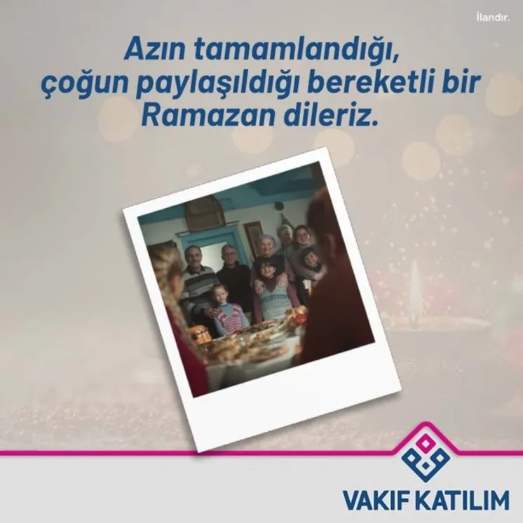 Vakıf Katılım Bankası reklam
