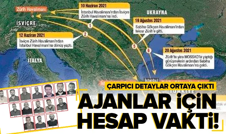 16 Mossad ajanı için hesap vakti!