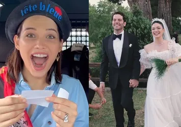 Müjdeyi düğünde vermişti! Beste Kökdemir bebeğinin cinsiyetini böyle açıkladı