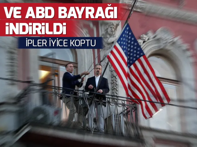 Ajan krizinde son durum: ABD bayrağı indirildi