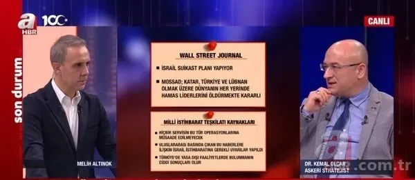 MOSSAD’ın olası operasyonunda Türkiye’nin karşı hamlesi ne olur? Emekli Albay ve Strateji Uzmanı İbrahim Keleş A Haber'de anlattı 13