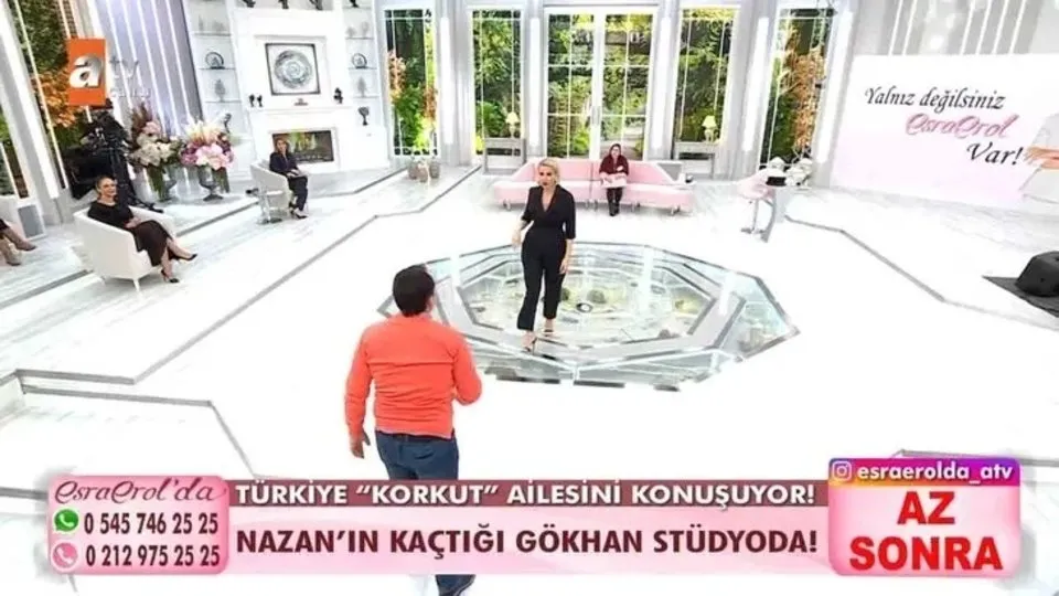 Eşini fare zehriyle zehirlemek istemişti! Esra Erol’da stüdyo karıştı: Yumruklar havada uçuştu