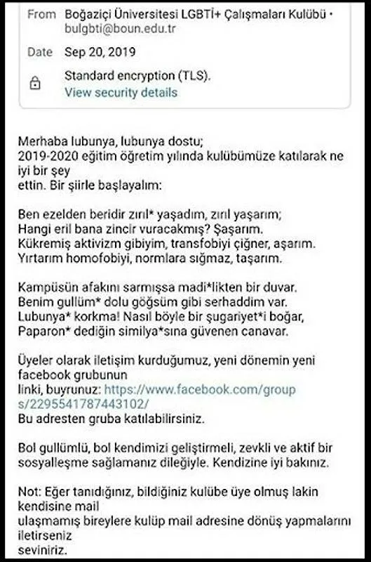 Boğaziçi Üniversitesi’nde büyük skandal! Milli marşımızla LGBT propagandası yaptılar