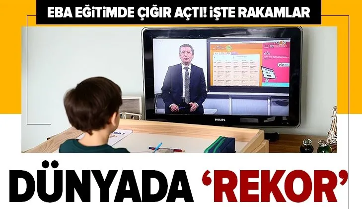 Son dakika: EBA eğitimde çığır açtı | EBA dünyada en çok ziyaret edilen web sitesi...