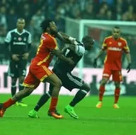 Beşiktaş - Kayserispor karşılaşmasından kareler