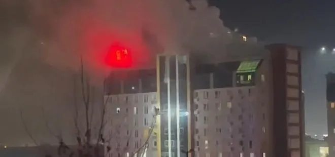 11 katlı rezidansta yangın paniği! Mahsur kalan 40 kişi son anda kurtarıldı