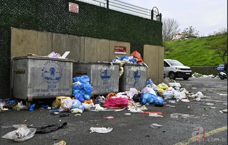 CHP’li Maltepe Belediyesi’nde çöp krizi! İşçiler greve gitti: Vatandaş çileden çıktı 4