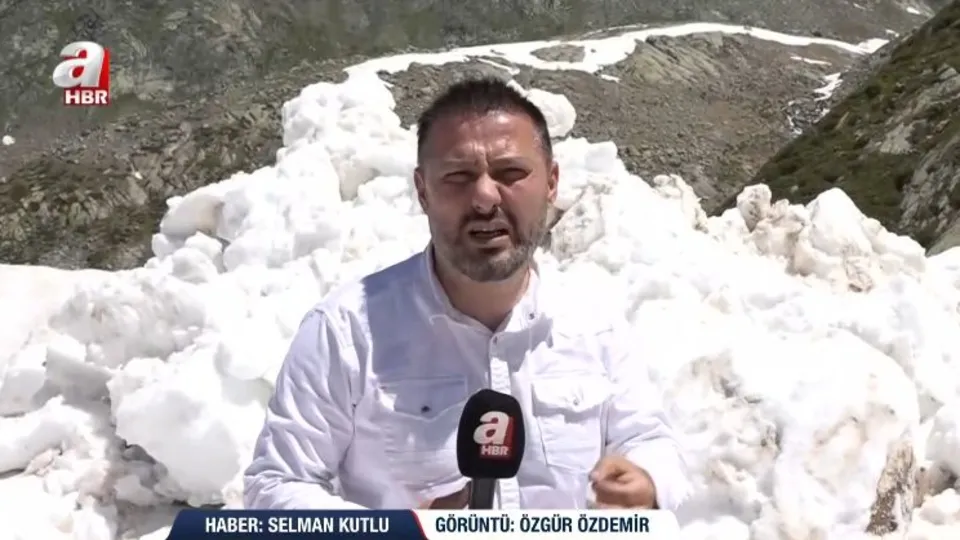 Doğu Karadeniz’de haziranda karla mücadele!