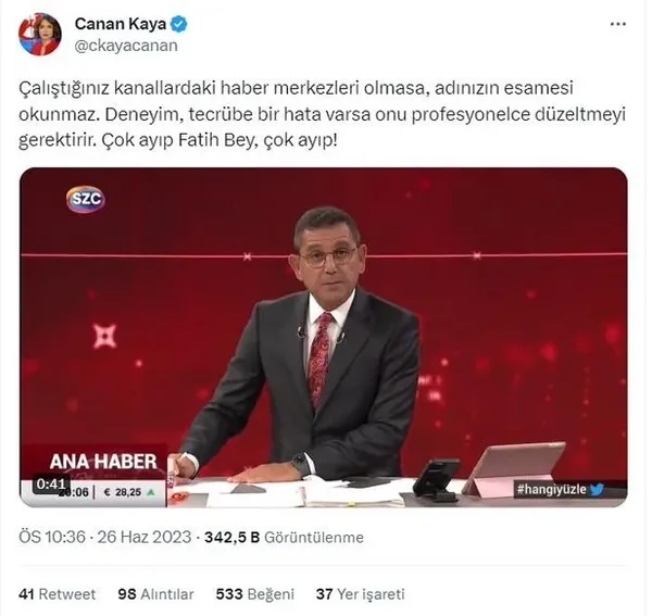 CHP fondaşı Fatih Portakal canlı yayında ’dış sesçi’yi azarladı: Beğendiniz mi? Ben beğenmedim! Kibir dolu yaklaşım sosyal medyada büyük tepki çekti