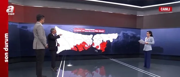İstanbul’da depreme karşı en riskli ilçeler açıklandı! Deprem Uzmanı Prof. Dr. Şerif Barış A Haber’de yorumladı