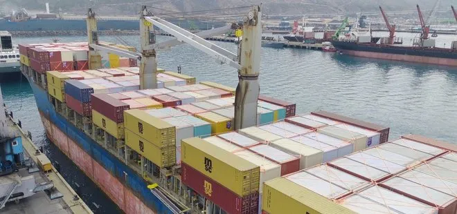 Katar’ın gönderdiği konteyner evler İskenderun’a ulaştı