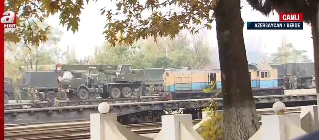 Rus Barış Gücü kurulacak Ortak Harekat Merkezi için Berde’ye geldi