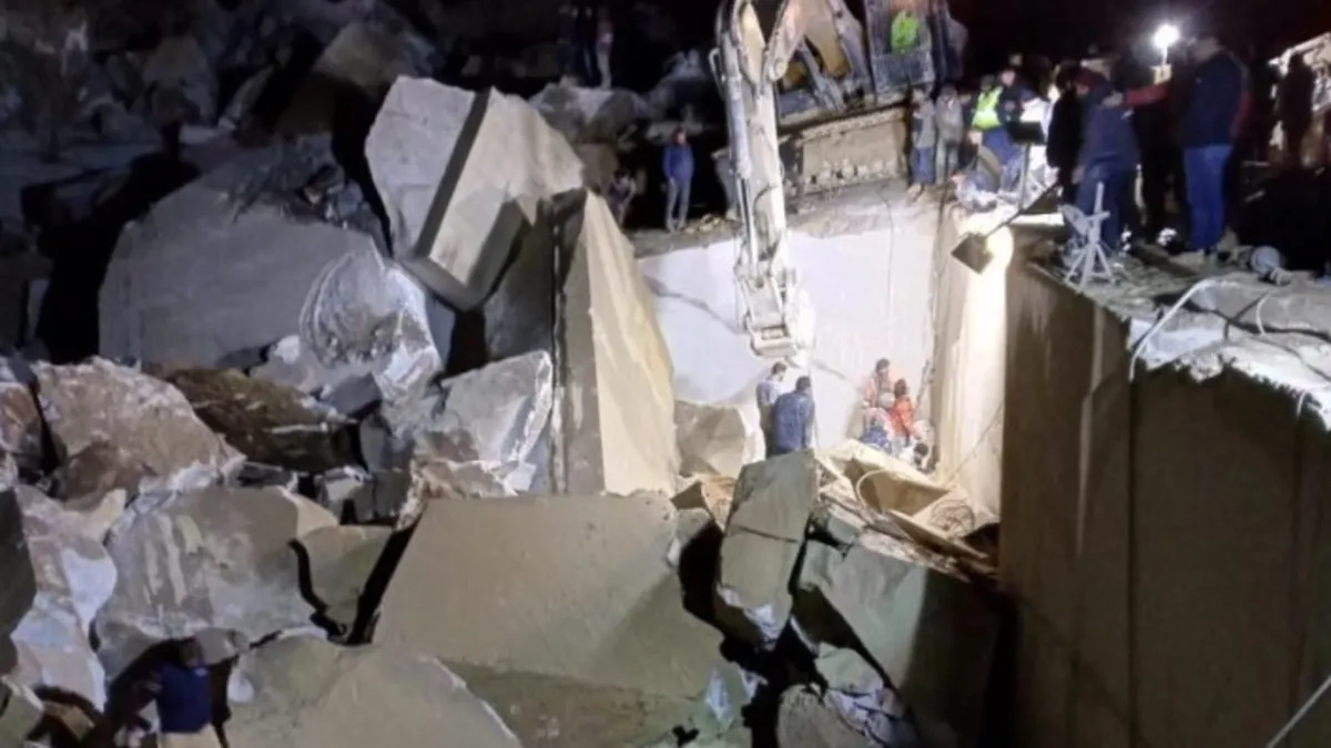 Balıkesir'de mermer ocağında göçük! 2 işçi hayatını kaybetti