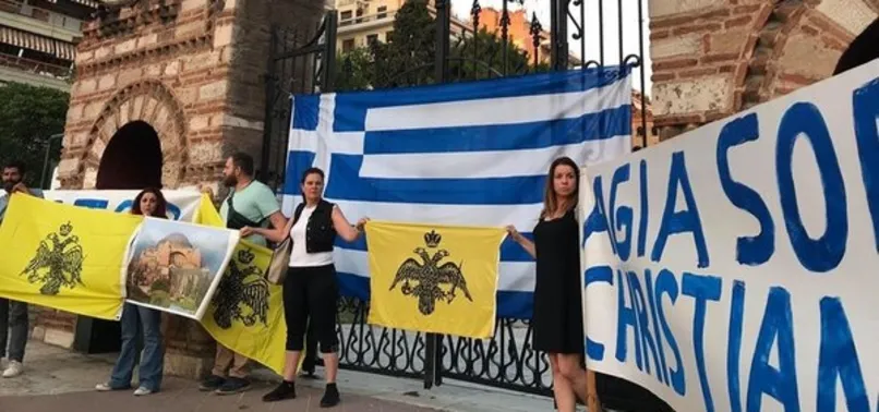 Yunanistan'da Ayasofya hazımsızlığı vatandaşı da vurdu