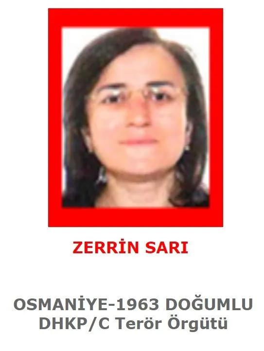Aranan Teroristler Listesi