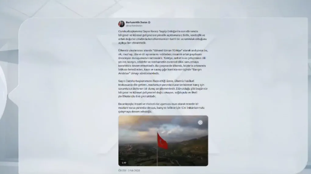 "Güvenli liman Türkiye" videosu gündem oldu