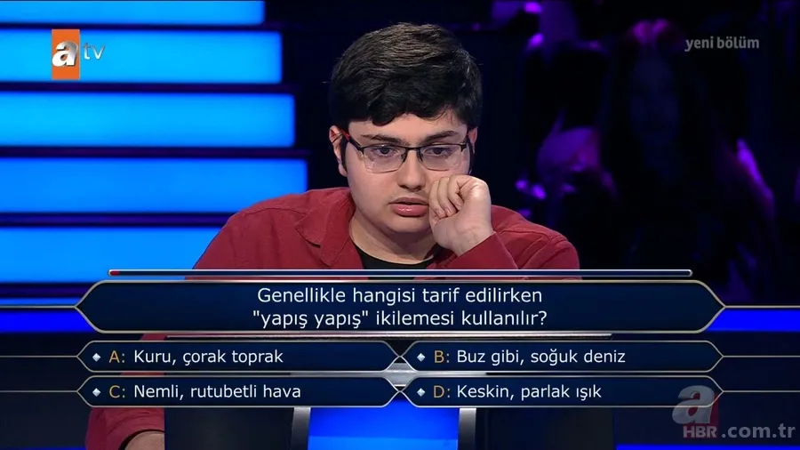Milyoner'de ilginç anlar! Genç yarışmacı tarih sorusunda şoku yaşadı | Ödül çekini almadan gidiyordu... 12