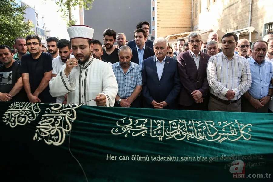 Binali Yıldırım cenaze törenine katıldı 6