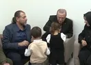Başkan Erdoğan, Gaziantepte depremzede bir aileyi ziyaret etti!