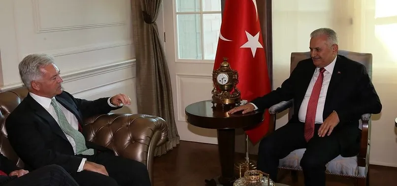 Binali Yıldırım, İngiliz Bakan Duncan'ı kabul etti