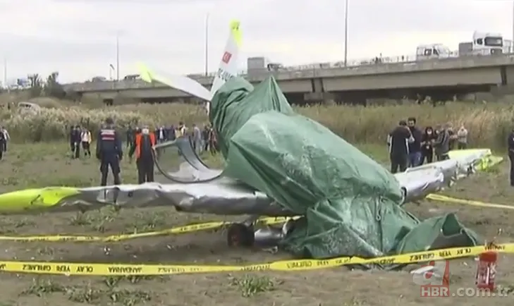 Son dakika: İstanbul Büyükçekmece'de eğitim uçağı düştü! A Haber olay yerinde 2