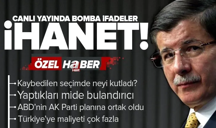 Davutoğlu hakkında bomba iddia: Seçimleri kaybedince kutlama yaptı! Davutoğlu ve ekibi neyi kutladı?